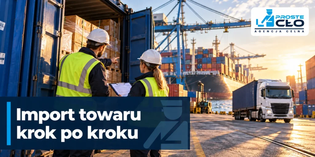 Kontrola importowanego towaru w terminalu kontenerowym
